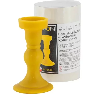 Forma din silicon, suport lumanare coloana clasica, Lyson picture - 2