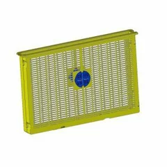 Izolator matca cu gratie Hanneman pentru 1 rame cuib 1/1, cu orificiu introducere matca, ZEUS Italia picture - 3