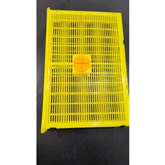 Izolator matca cu gratie Hanneman pentru 1 rame cuib 1/1, cu orificiu introducere matca, ZEUS Italia