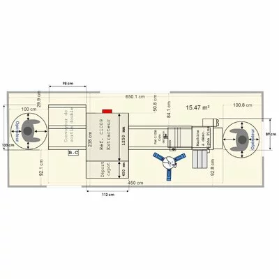 Linia de Extractie Profesionala Alpha Plus Thomas pentru rame multietajat 3/4 picture - 4