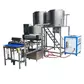 Linie full automat pentru confectionarea fagurilor de ceara prin presare la cald 30-50 kg faguri pe ora cu doua sterilizatoare