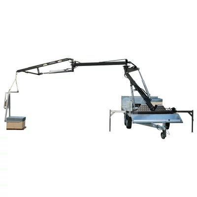 Macara apicola full hidraulica GT-48 Thomas cu brat 4.775 m, incarcatura maxima la varf 80kg si ridicare butoi 300 kg la mijloc picture - 2