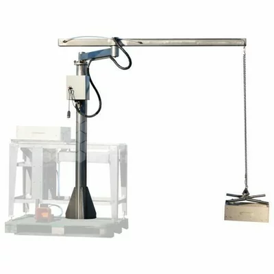 Macara pneumatică inox Premium pentru laborator de extracție miere, 50 kg, braț 2 m – Thomas picture - 2