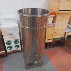 Maturator inox alimentar 240 kg miere 170 litri, 1 mm, canea inox si stand inclus in pret picture - 4