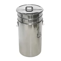Maturator inox alimentar PRO 75 kg cu manere si inchidere capac picture - 6