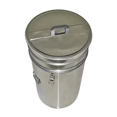 Maturator inox alimentar PRO 75 kg cu manere si inchidere capac picture - 7