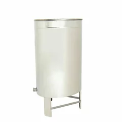 Maturator miere din inox cu picioare, capac si canea 300 L, Konigin picture - 3