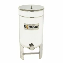 Maturator miere din inox cu picioare, capac si canea 70 L, Konigin picture - 1