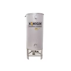 Maturator miere din inox cu picioare si incalzire 100 L, Konigin picture - 1