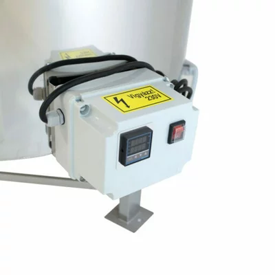 Maturator miere din inox cu picioare si incalzire 1000 L, Konigin picture - 3