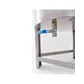 Maturator miere din inox cu picioare si incalzire 150 L, Konigin
