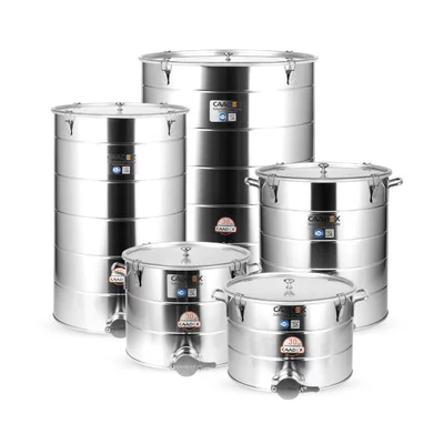 Maturator premium Caadex, 180kg, canea inox, cleme de inchidere si garnitura la capac picture - 2