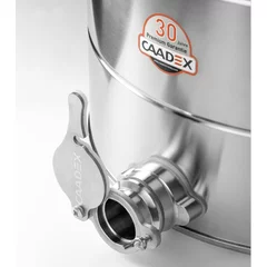 Maturator premium Caadex, 35kg, canea inox, manere, cleme de inchidere si garnitura la capac picture - 7