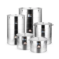 Maturator premium Caadex, 35kg, manere, cleme de inchidere si garnitura la capac picture - 3