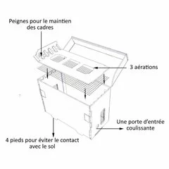 Nucleu Easy Nuck Apitemp 5 rame cuib picture - 5