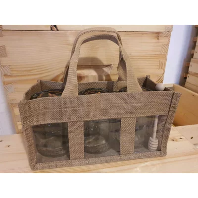 Plasa cadou pentru 3 borcane 1kg miere picture - 2