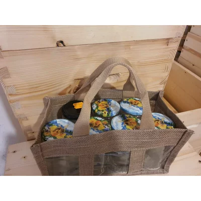 Plasa cadou pentru 3 borcane 1kg miere picture - 3