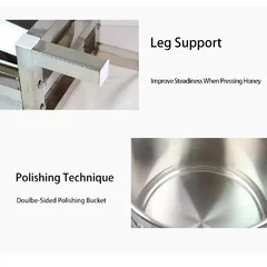 Presa stors capaceala din inox cu protectie picture - 7