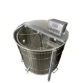 Centrifuga apicola reversibila 4 rame cuib 1/1, inox alimentar AISI 304 0.8 mm, Ø850 mm electrica 220V/12V, full automat, Techtron picture - 4