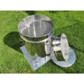 Maturator inox alimentar PRO 75 kg cu manere, inchidere capac si sita dubla picture - 1