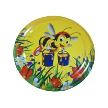 Capac  borcan 720ml (TO82) albina cu galeti albastre