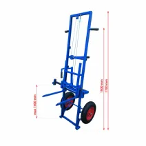 Carucior apicol cu lift manual, inaltime maxima 1.4 m Beehive Lifter