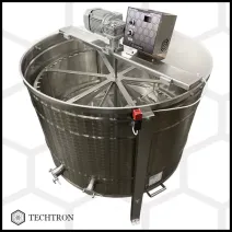 Centrifuga apicola radiala 54 rame magazie 1/2 sau 54 rame multietajat 3/4 sau 30 rame cuib 1/1, inox alimentar AISI 304, Ø1100 mm, electrica 220V 750W cu motoreductor Techtron PREMIUM