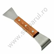 Dalta apicola tip L inox cu maner lemn