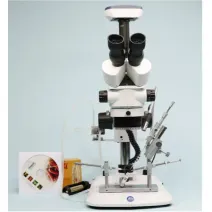 Instrument inseminare SCHLEY 1.02 cu instalatie anestezie, LED, microscop Nexius Zoom Trinocular 7-45x