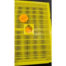 Izolator matca cu gratie Hanneman pentru 1 rame cuib 1/1, cu orificiu introducere matca, ZEUS Italia picture - 2
