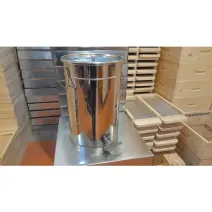 Maturator inox alimentar 50 kg miere 35 litri, canea inox si manere