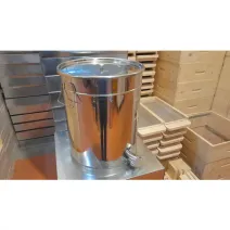 Maturator inox alimentar 80 kg miere 57 litri, canea inox si manere