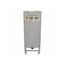 Maturator miere din inox cu picioare, capac si canea 3000 L, Konigin