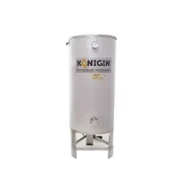 Maturator miere din inox cu picioare si incalzire 100 L, Konigin