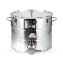 Maturator premium Caadex, 35kg, canea inox, manere, cleme de inchidere si garnitura la capac