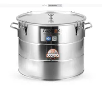 Maturator premium Caadex, 35kg, manere, cleme de inchidere si garnitura la capac