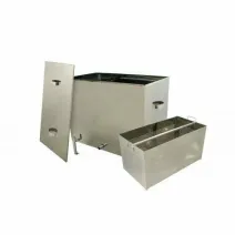 Topitor de ceara cu aburi din inox cu arzator pentru 24 rame Lyson