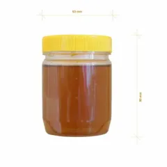 Borcan miere plastic alimentar rotund 280g picture - 1