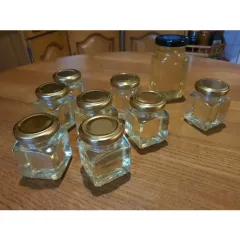 Borcan sticla 300 ml patrat, cu capac, pentru miere picture - 3