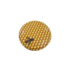 Capac borcan 720ml (TO 82) fagure cu albina picture - 1