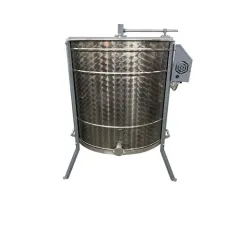Centrifuga apicola combinata 20 rame multietajat 3/4 radial sau 4 rame cuib 1/1 tangential, inox alimentar AISI 304, Ø750 mm, electrica 220V/12V 280W si manuala, Techtron picture - 2