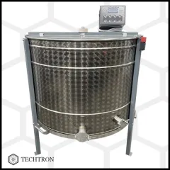 Centrifuga apicola reversibila 6 rame cuib 1/1, inox alimentar AISI 304 0.8 mm, Ø950 mm electrica 220V/12V, full automat, Techtron picture - 4