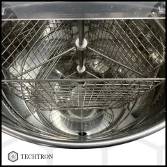 Centrifuga apicola tangentiala 3 rame inox alimentar, manuala si electrica 12V/220V, 200W, Techtron picture - 3