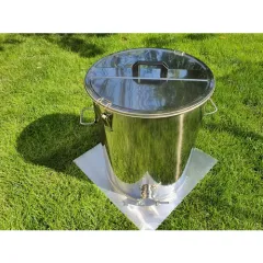 Maturator inox alimentar PRO 75 kg cu manere si inchidere capac picture - 1