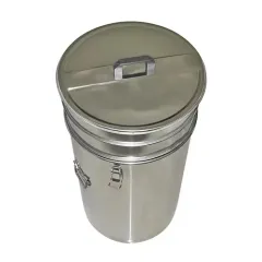 Maturator inox alimentar PRO 75 kg cu manere si inchidere capac picture - 7