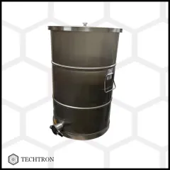Maturator miere 250kg, inox alimentar 304, 1 mm, Ø600 mm, canea inox si manere picture - 1