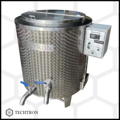 Sterilizator ceara inox alimentar #304 cu perete triplu 300 litri, 2 x 6 kW, 380V, cu termostat, Techtron picture - 1