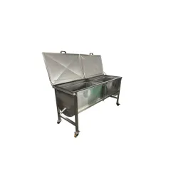 Topitor inox de ceara cu abur, rezistenta electrica 2 x 4 kW, 380V, pentru 50 rame cuib picture - 3