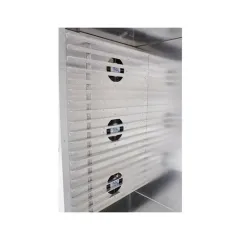 Uscator polen inox cu 30 sertare din lemn si decristalizator de miere, Konigin picture - 2