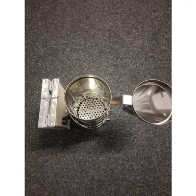 Afumător inox profesional ranforsat, capac conic picture - 3
